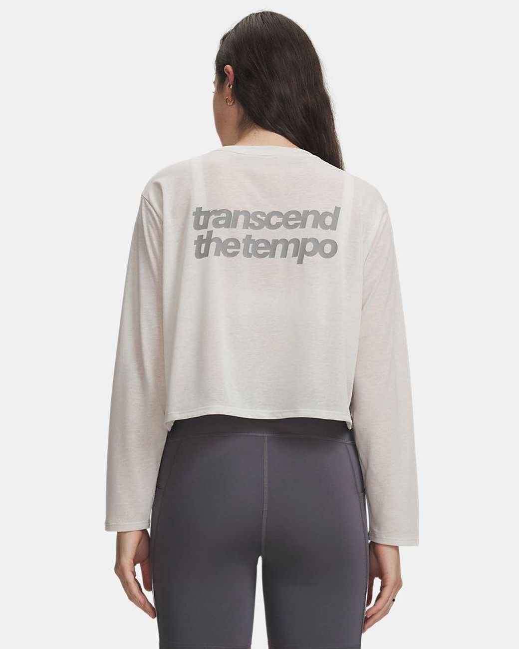 Under Armour Gray Hb Run Aeris Long Sleeve Summit Reflective