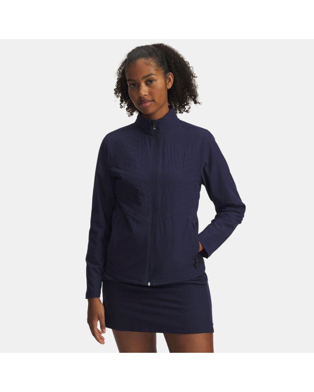 Under Armour Blue Drive Pro Full Zip Midnight