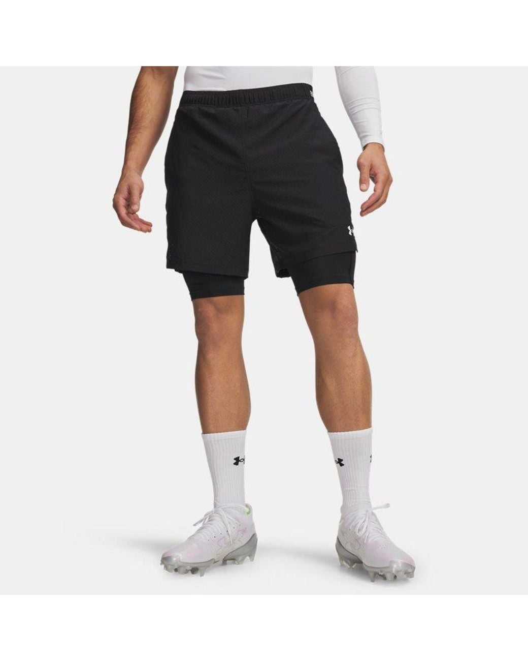 Under Armour Black Vanish Woven 2.0 2-In-1 Shorts for men
