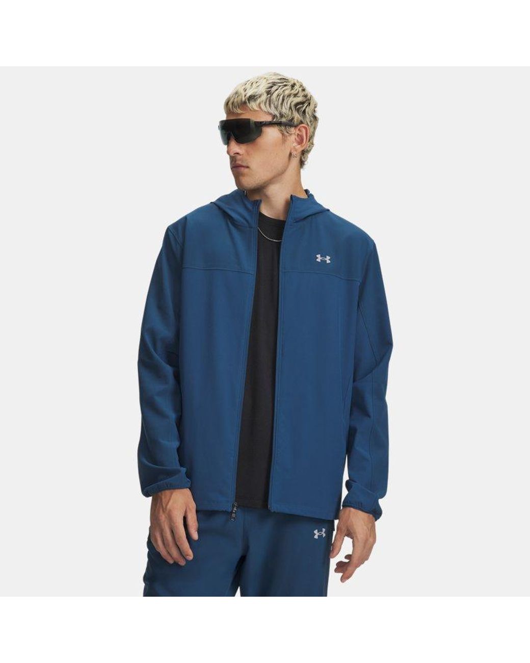 Under Armour Blue Velociti Pro Storm Jacket Wham Reflective for men