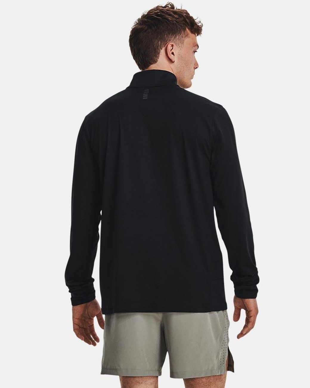 Under Armour Black Q Lifier ½ Zip Reflective for men