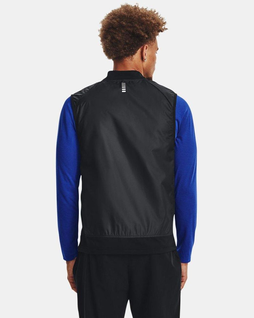 Under Armour Blue Launch Insulated Vest Reflective for men