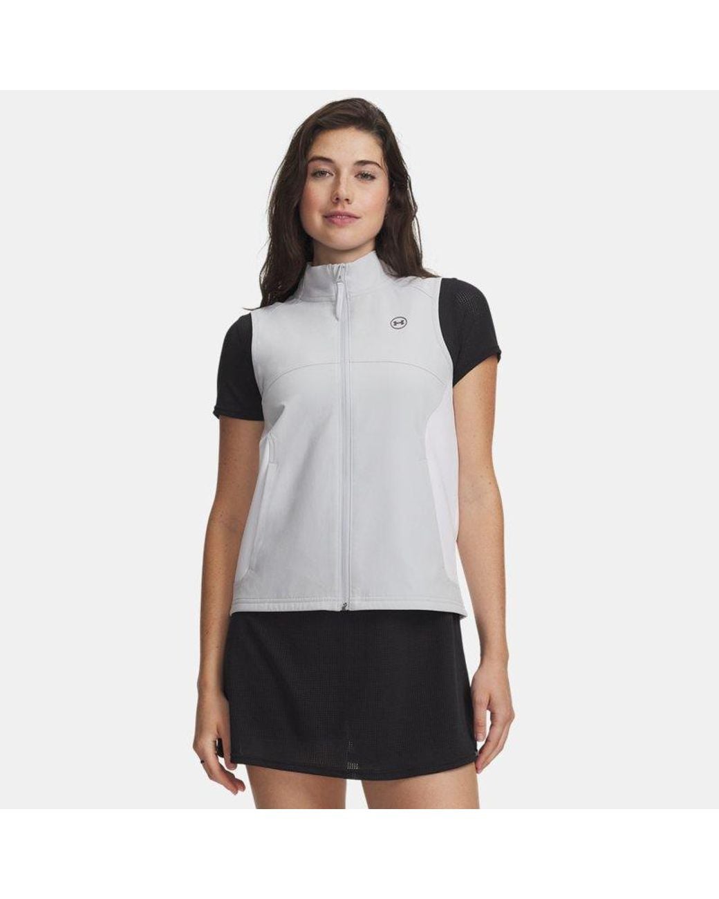 Under Armour Gray Drive Midlayer Vest Castlerock