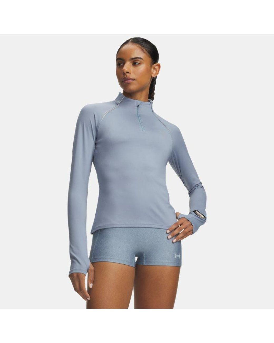 Under Armour Blue Velociti ½ Zip Wind Reflective