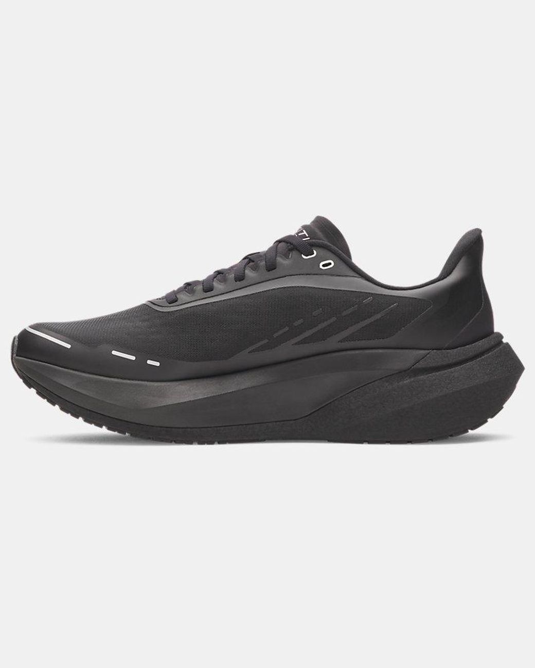 Under Armour Black Velociti Distance Running Shoes Metallic Gun Metal for men