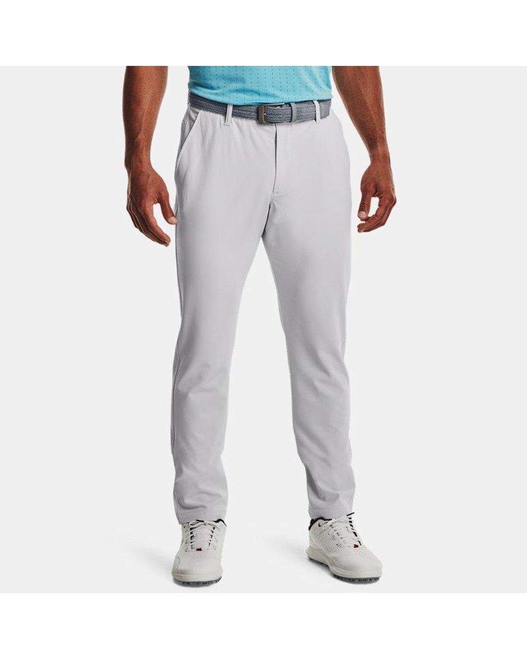Under Armour Gray Drive Tapered Pants Halo Halo for men