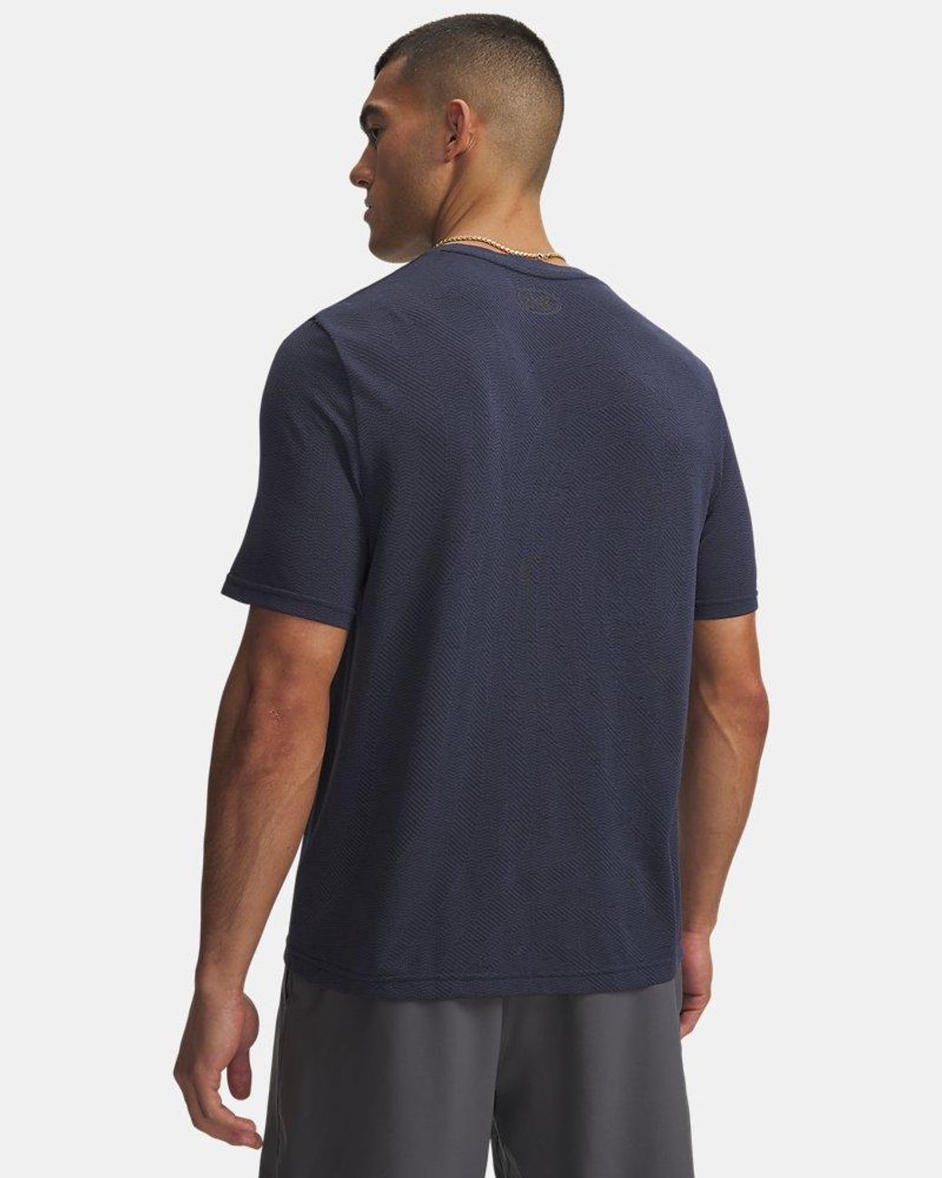 Under Armour Blue Vanish Seamless Short Sleeve Downpour Ultimate for men
