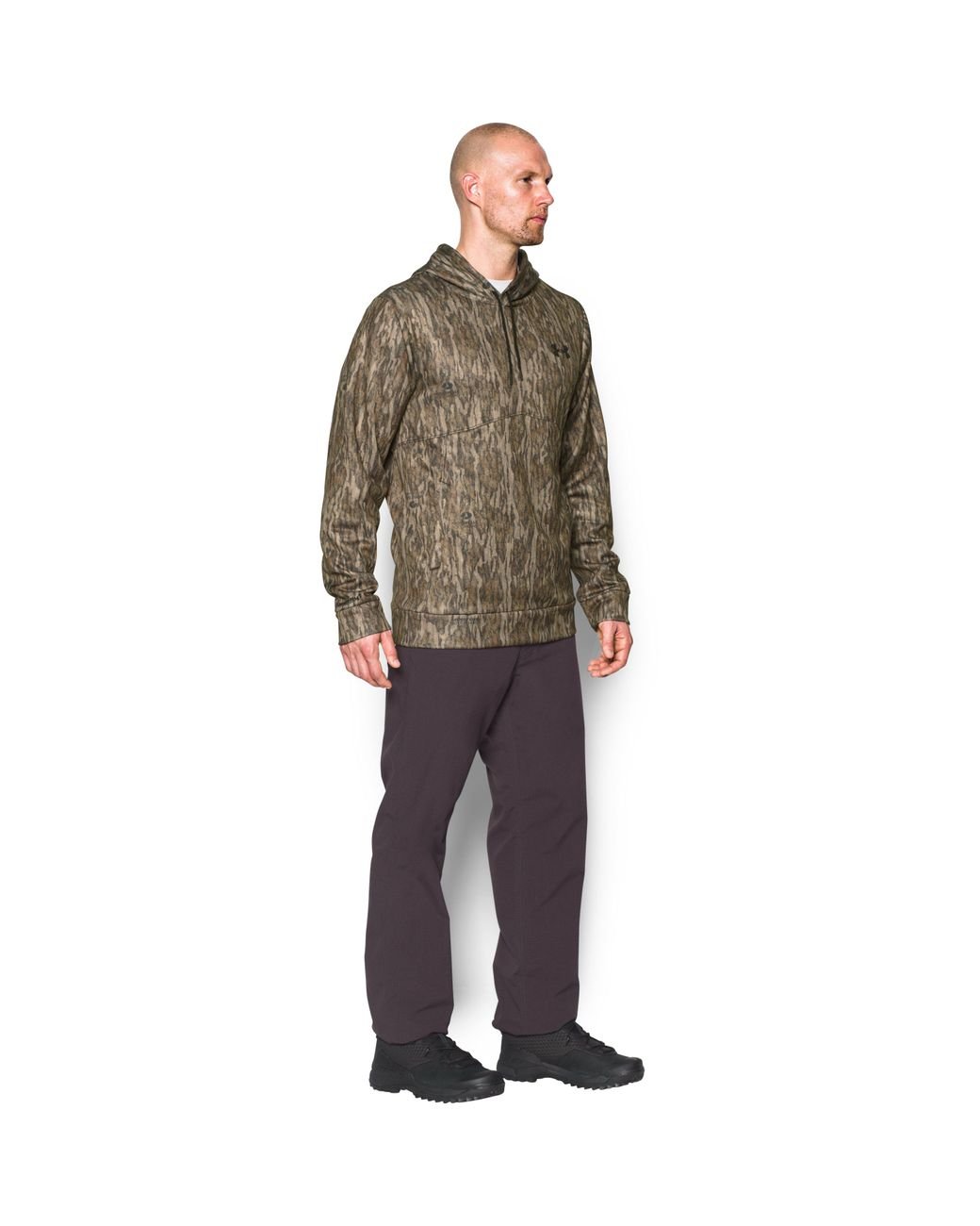 Lime green and camo under armour on sale hoodie