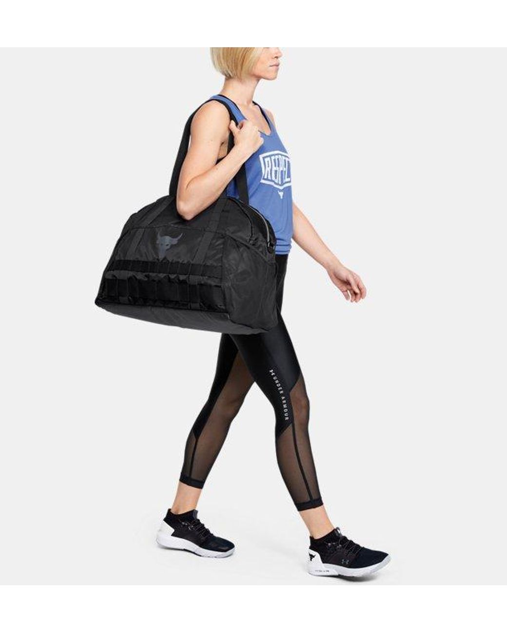 Bolsa de deporte Project Rock Under Armour de color Negro | Lyst