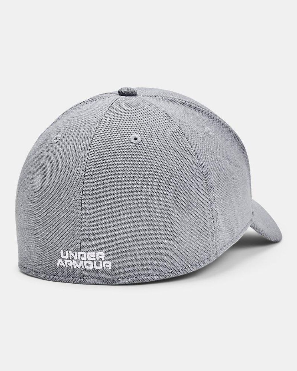 Under Armour Gray Blitzing Low Stretch Fit Cap Steel for men