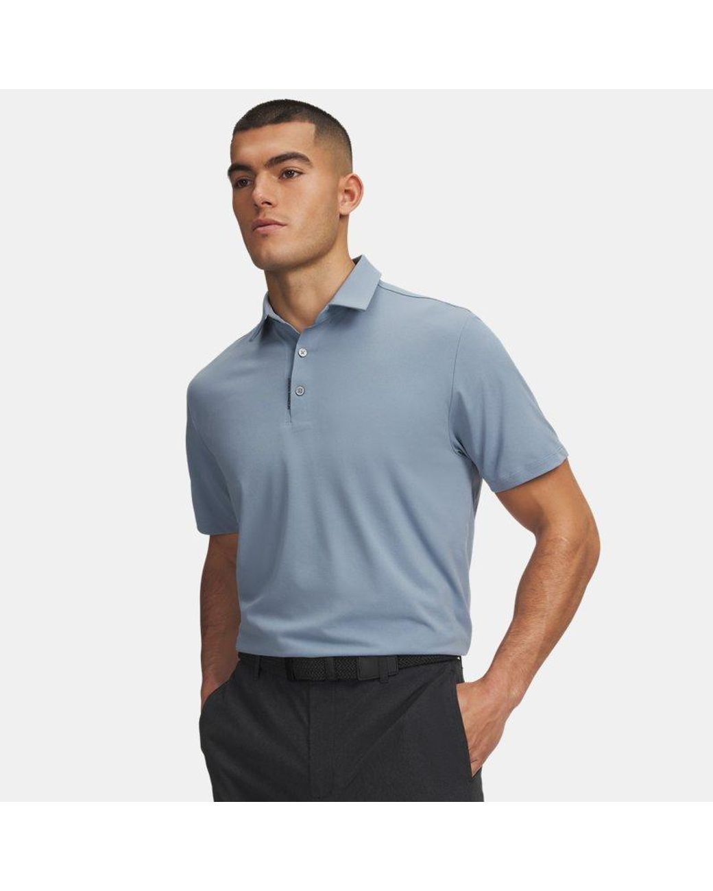 Under Armour Blue Armourdry Polo Wind Midnight for men