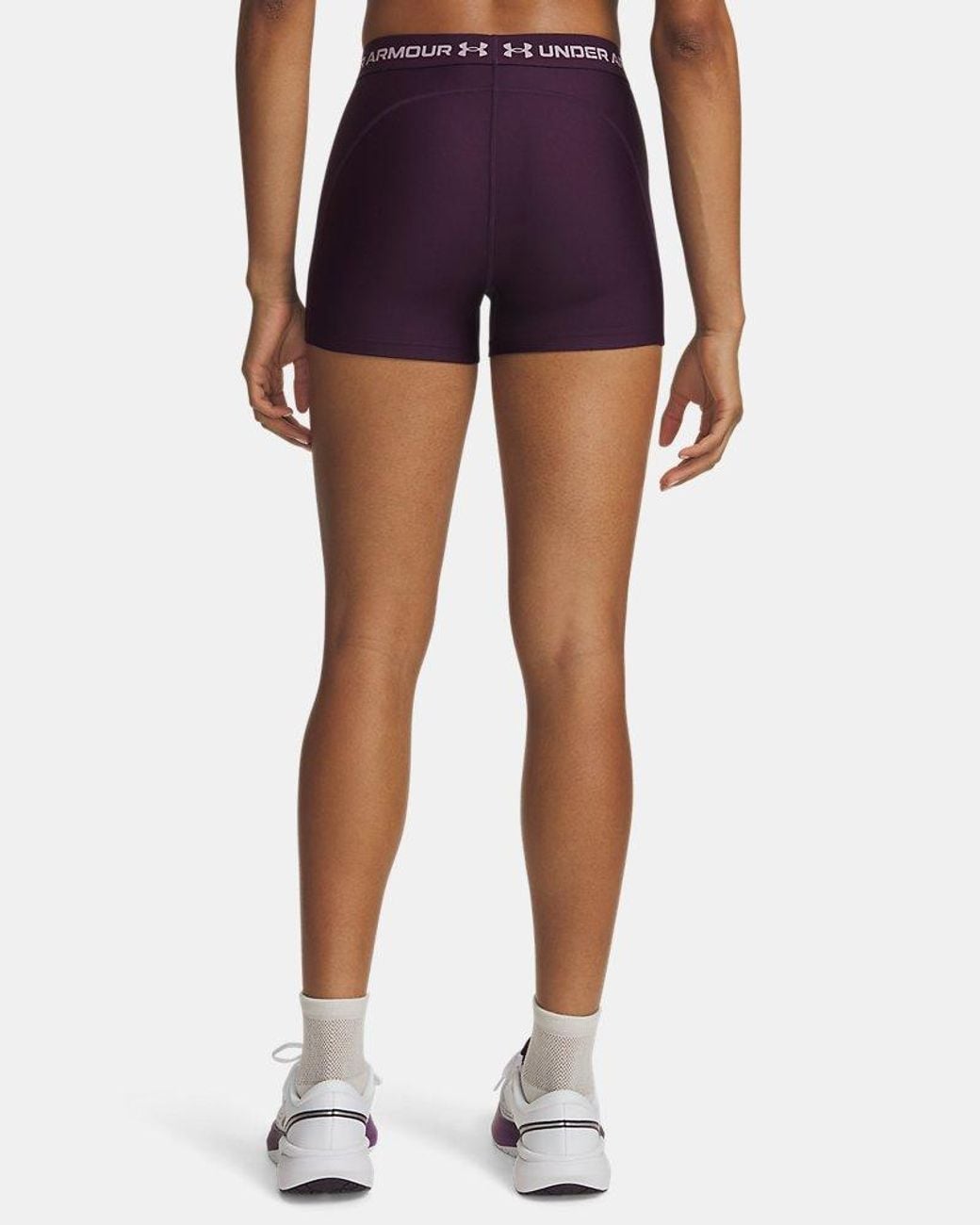 Under Armour Blue Heatgear Shorty 3" Shorts Echo Mauve