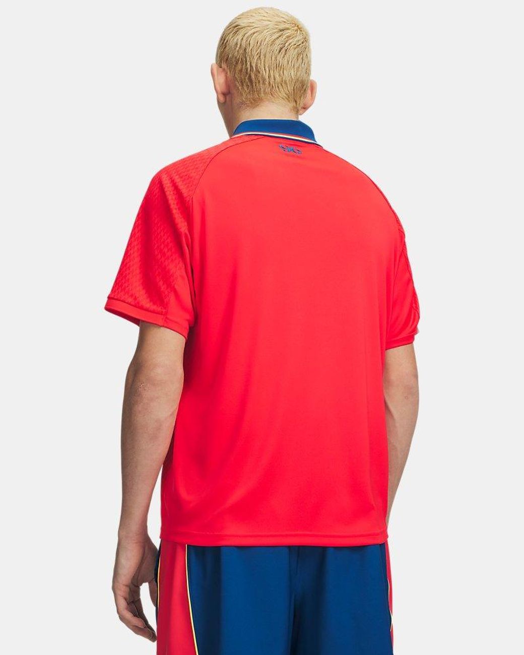 Under Armour Red '96 Country Collection Global Football Jersey Racer Varsity for men