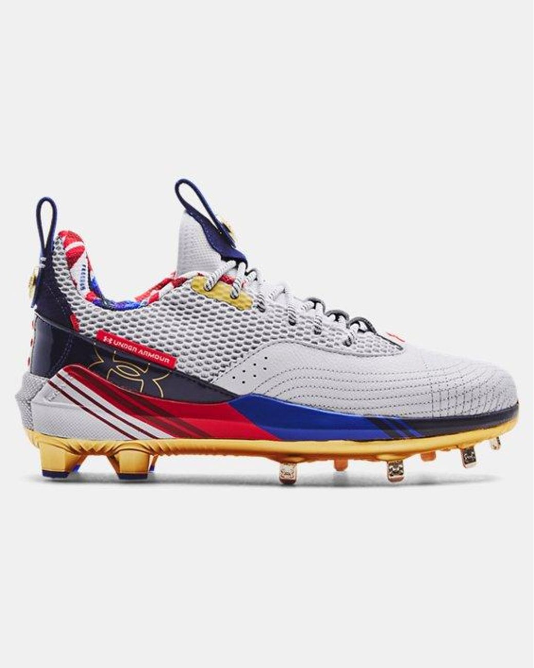 Under Armour Leather Ua Harper 7 Low St Usa Baseball Cleats in White