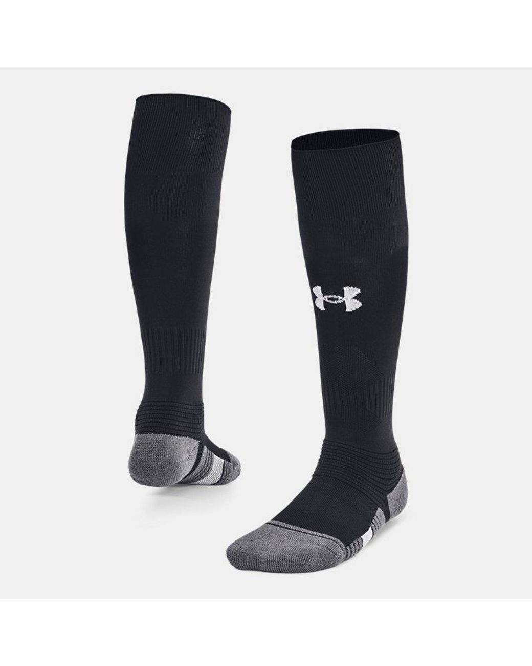 Under Armour Black Magnetico Kids' Over-The-Calf Socks Pitch