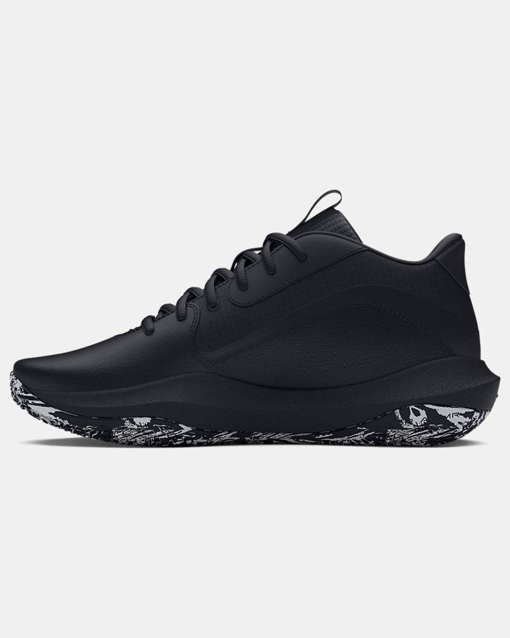 Under Armour Blue Lockdown 7 Basketball Shoes Metallic