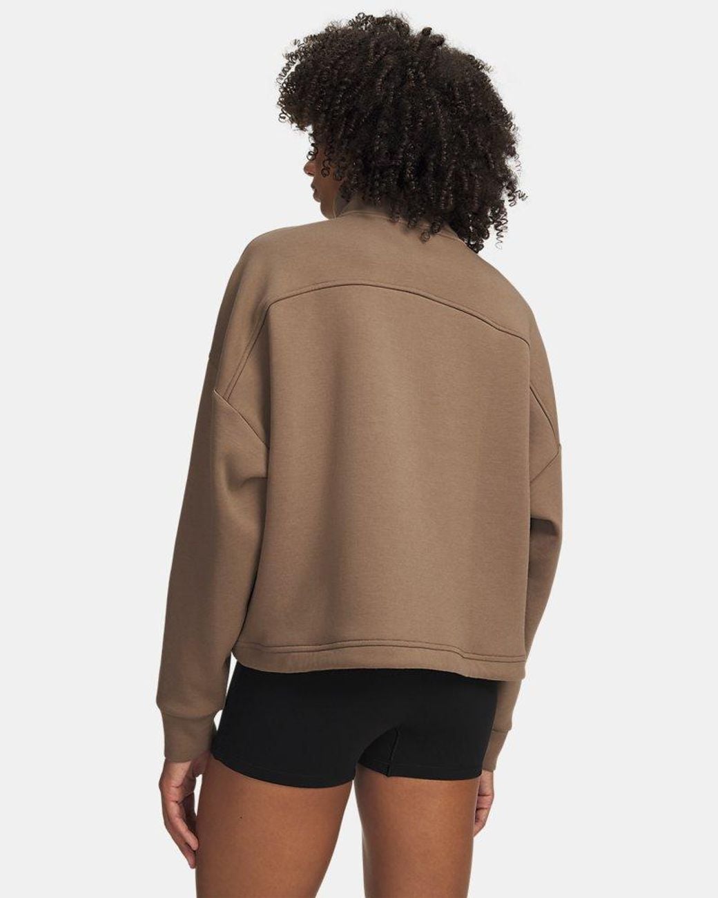 Under Armour Brown Unstoppable Fleece ½ Zip Desert Taupe Desert Taupe