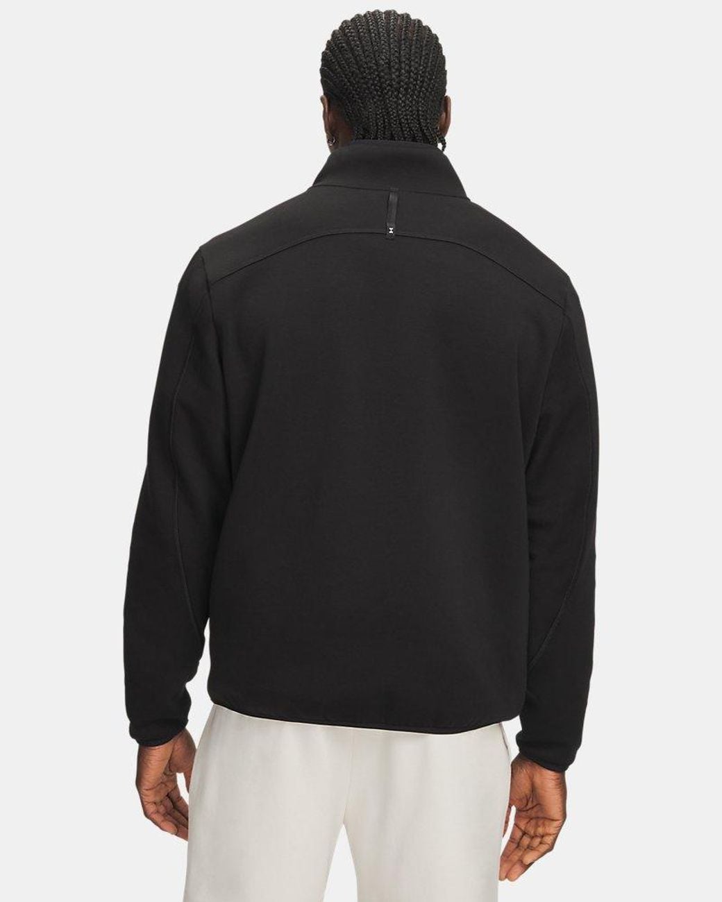 Under Armour Black Ua Unstoppable Fleece 1⁄2 Zip for men