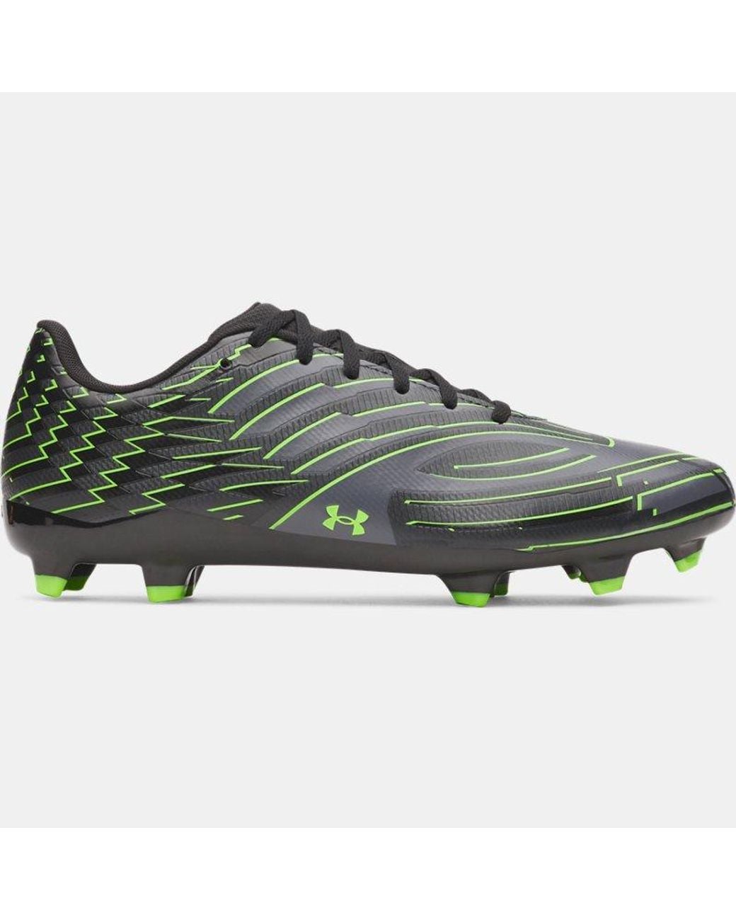 Under Armour Gray Shadow Select 4 Fg Soccer Cleats Titan Hyper
