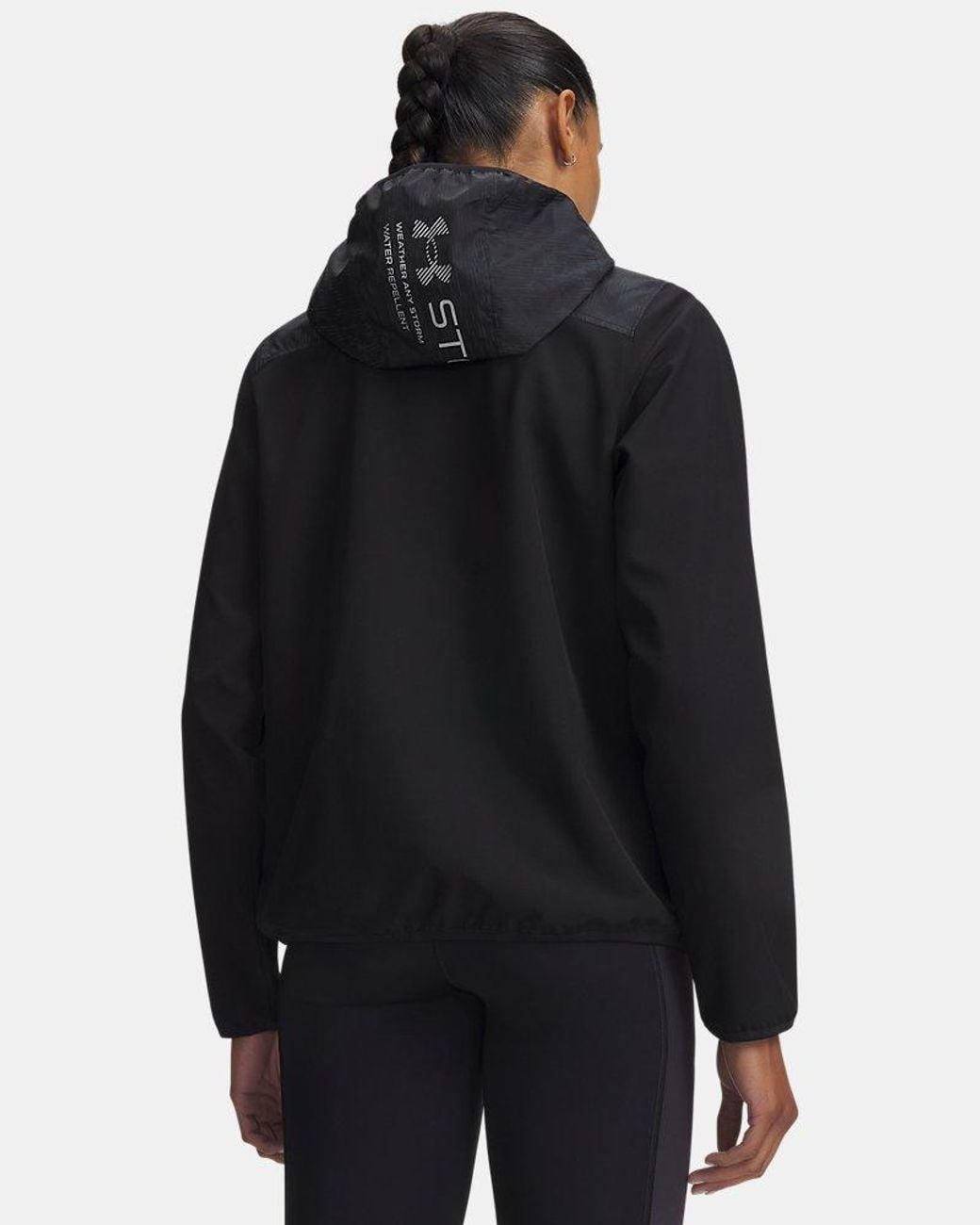 Under Armour Black Velociti Cold Weather Storm Jacket Ultimate Reflective