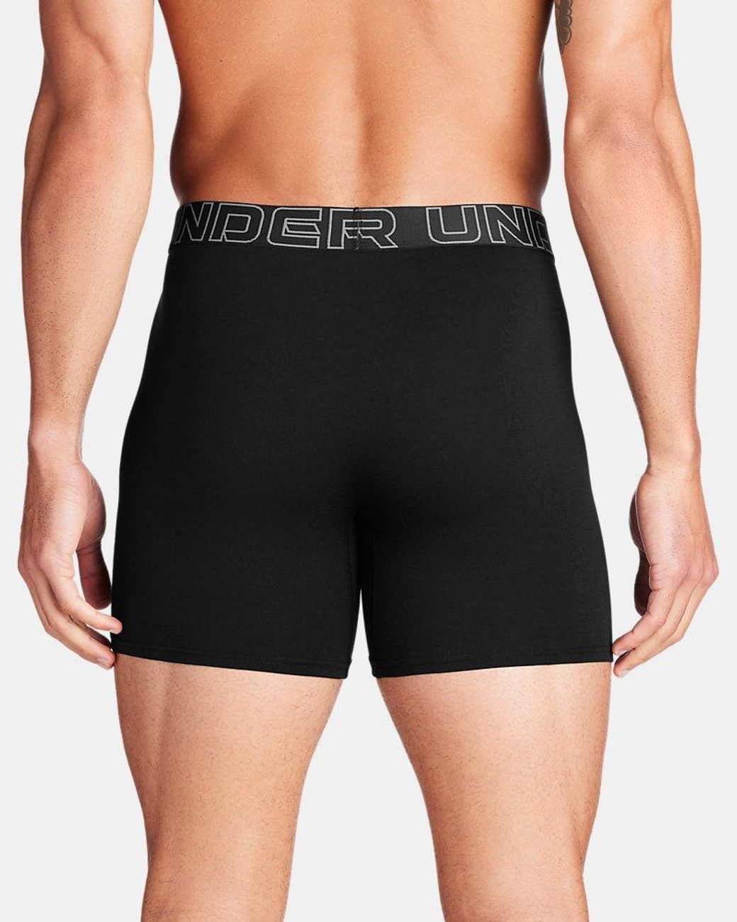 Under Armour Black Ua Performance Cotton 6" 3-pack Boxerjock for men