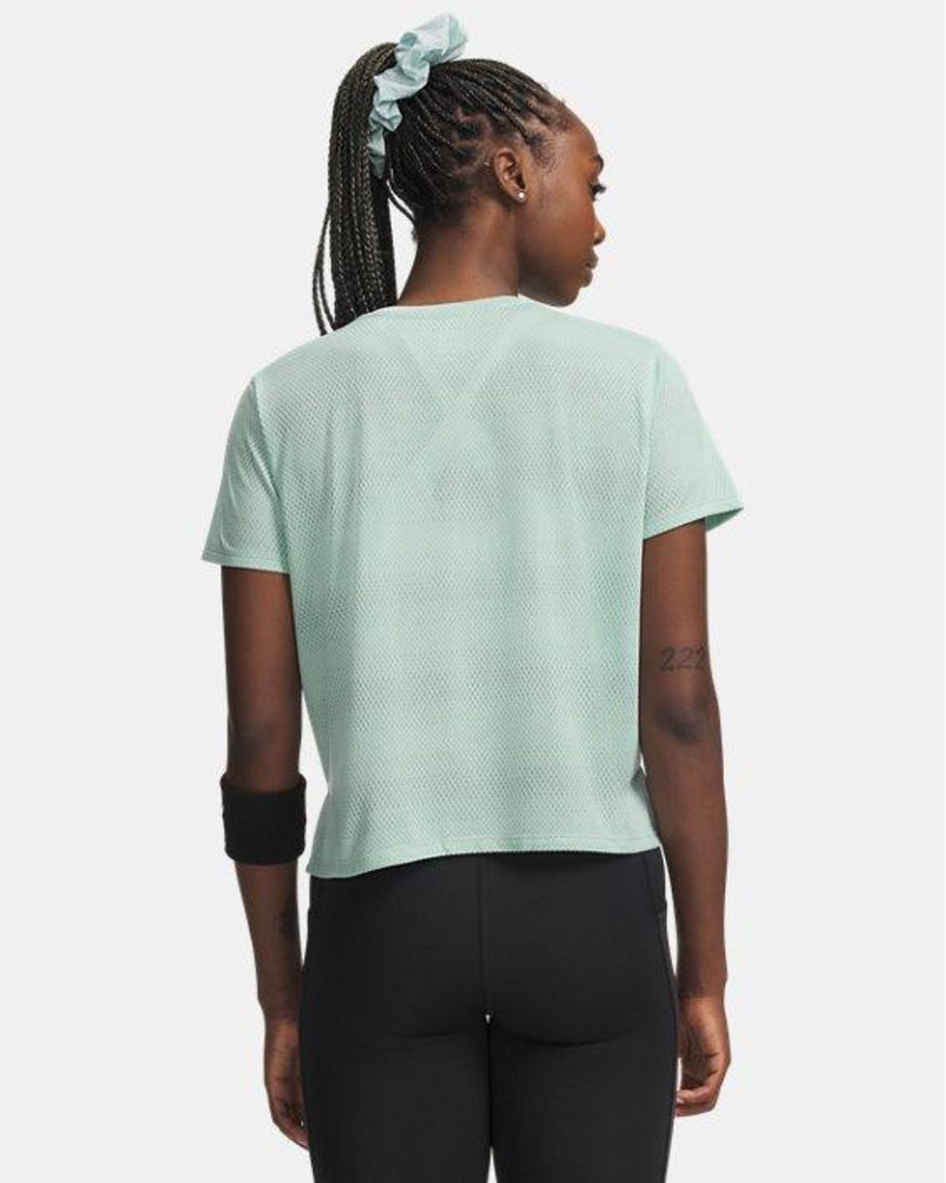 Under Armour Green Velociti Short Sleeve Refresh Mint Reflective