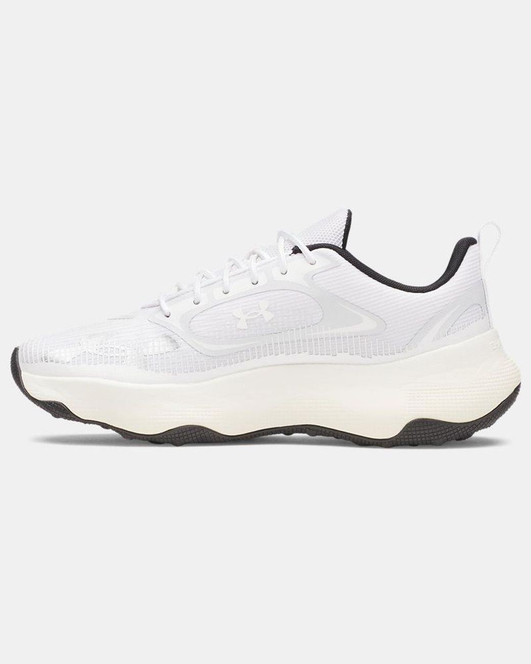 Under Armour White Pulse Sportstyle Shoes Distant Metallic for men