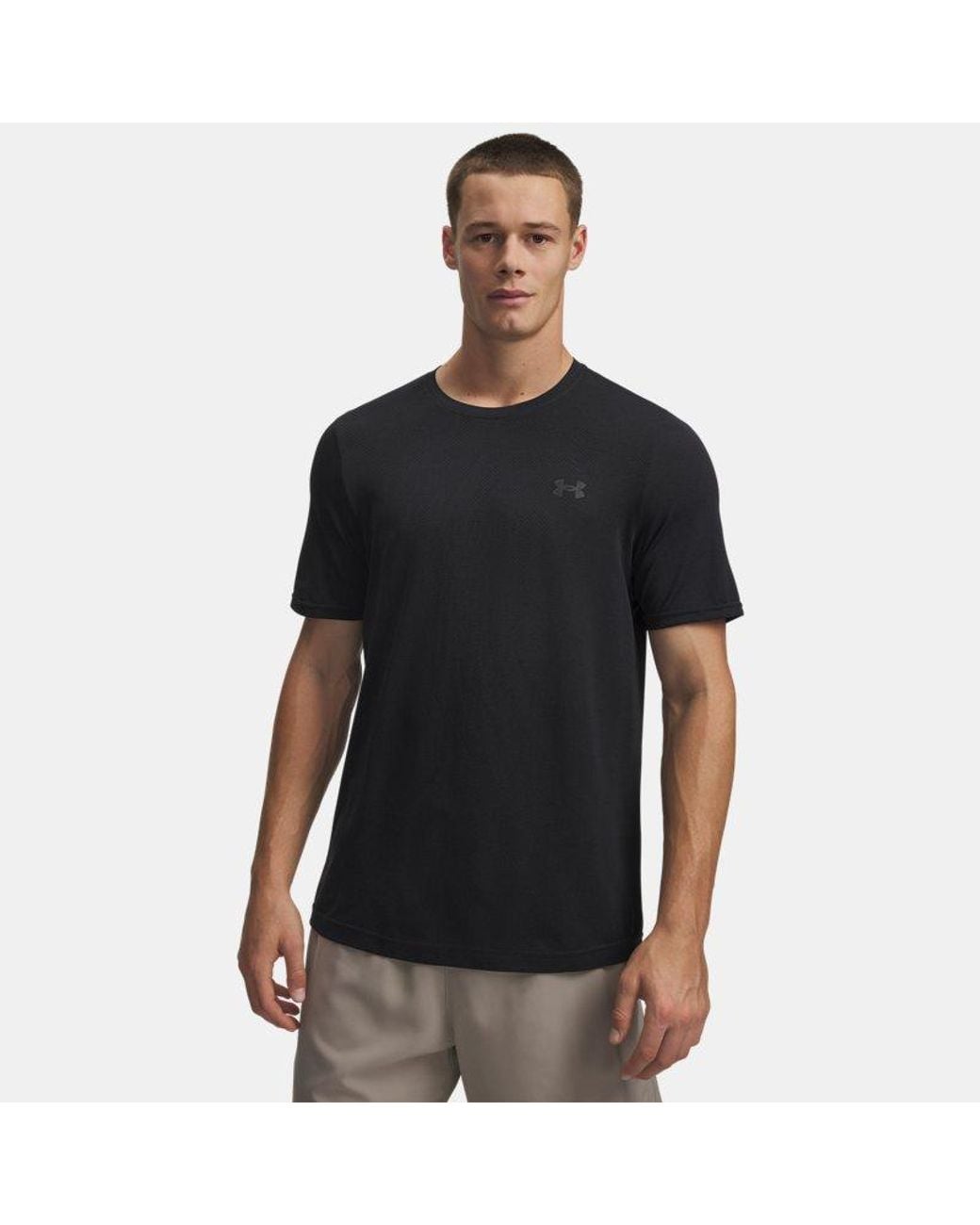 Under Armour Black Vanish Seamless Short Sleeve for men