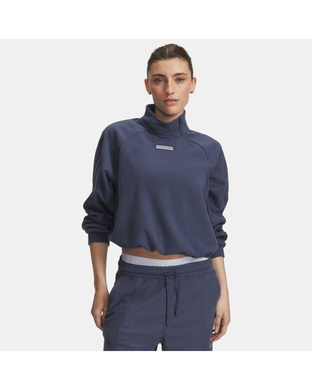 Under Armour Blue Performance Fleece ¼ Zip Downpour Downpour