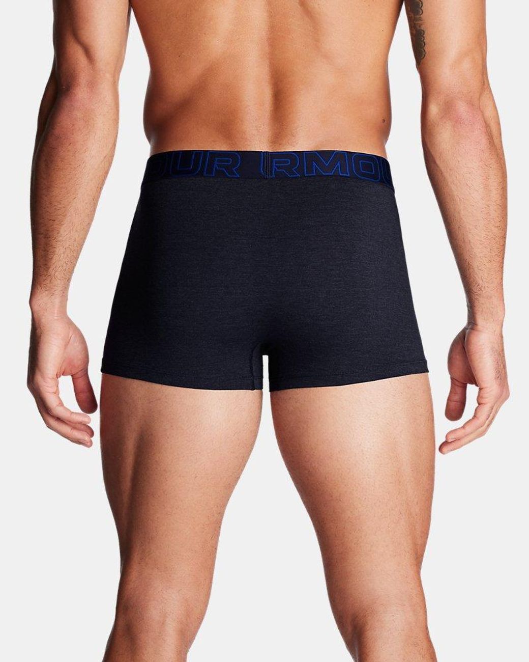 Under Armour Blue Ua Performance Cotton 3" 3-pack Boxerjock for men
