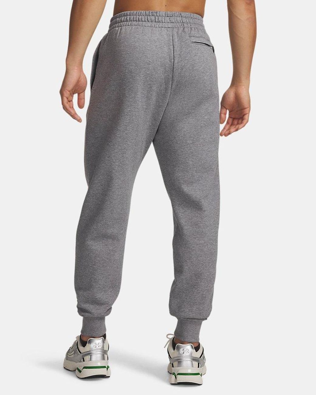 Under Armour Gray Rival Fleece Joggers Castlerock Light Heather for men