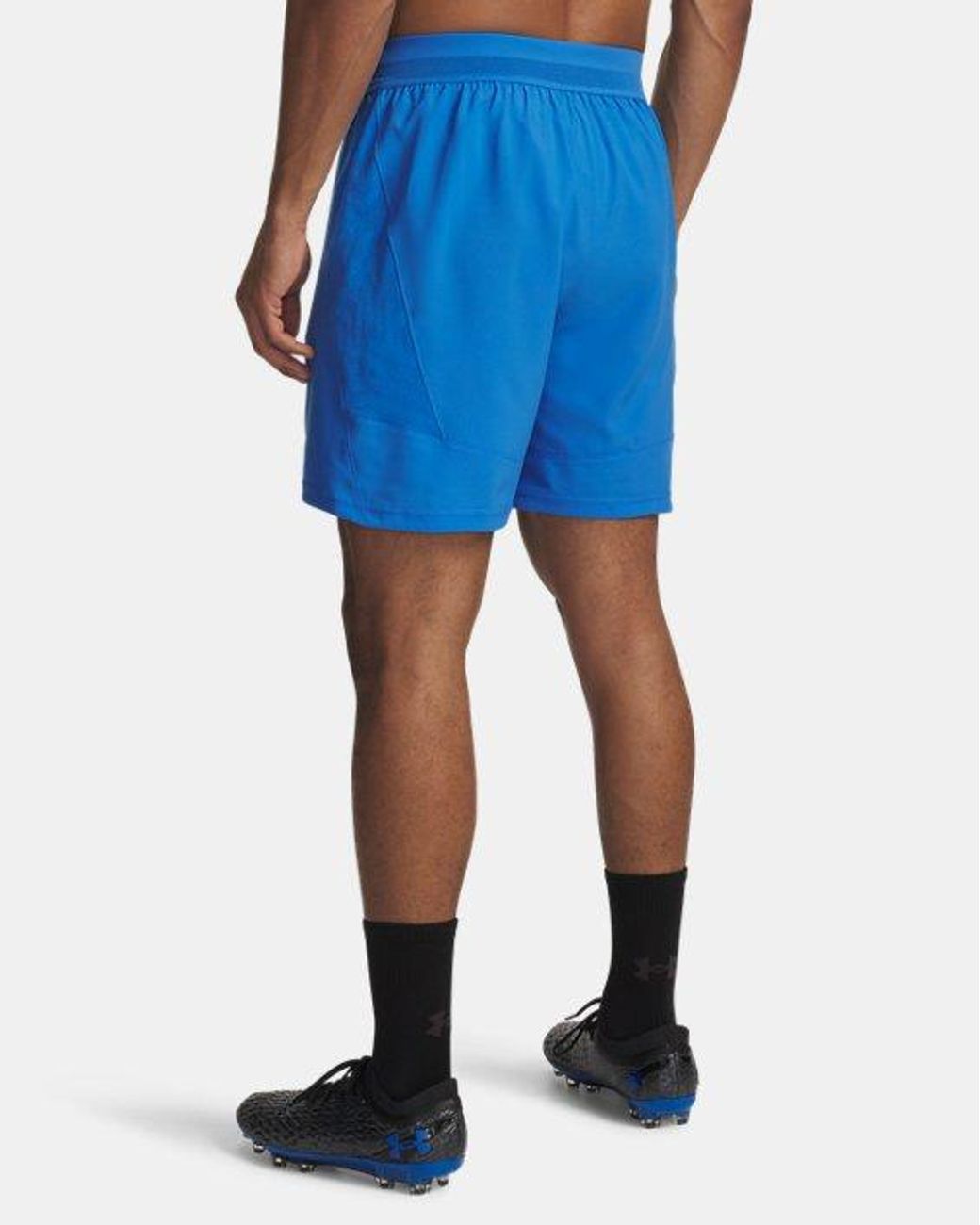 Under Armour Blue Challenger Pro Shorts Atlantis High Vis for men
