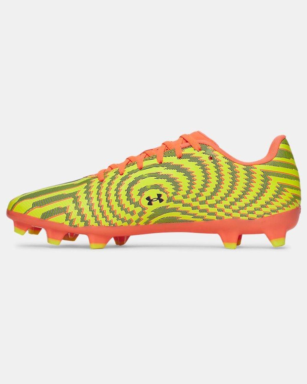 Under Armour Red Shadow Select 4 Fg Soccer Cleats Electric Tangerine Arden High Vis