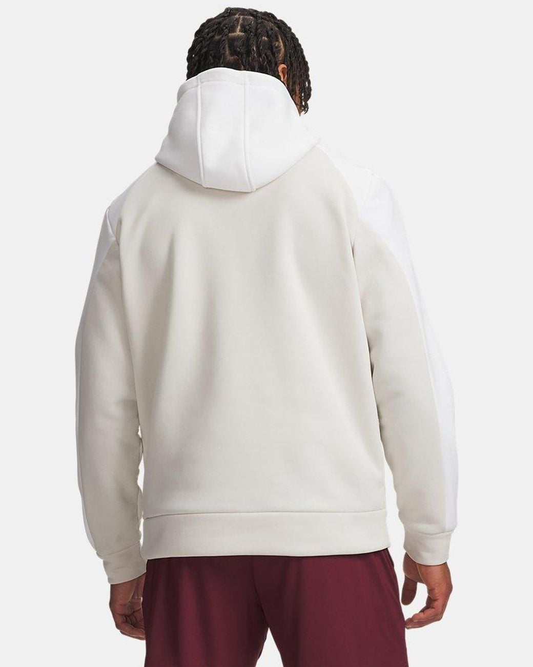 Under Armour White Armour Fleece Winterized Hoodie Summit for men