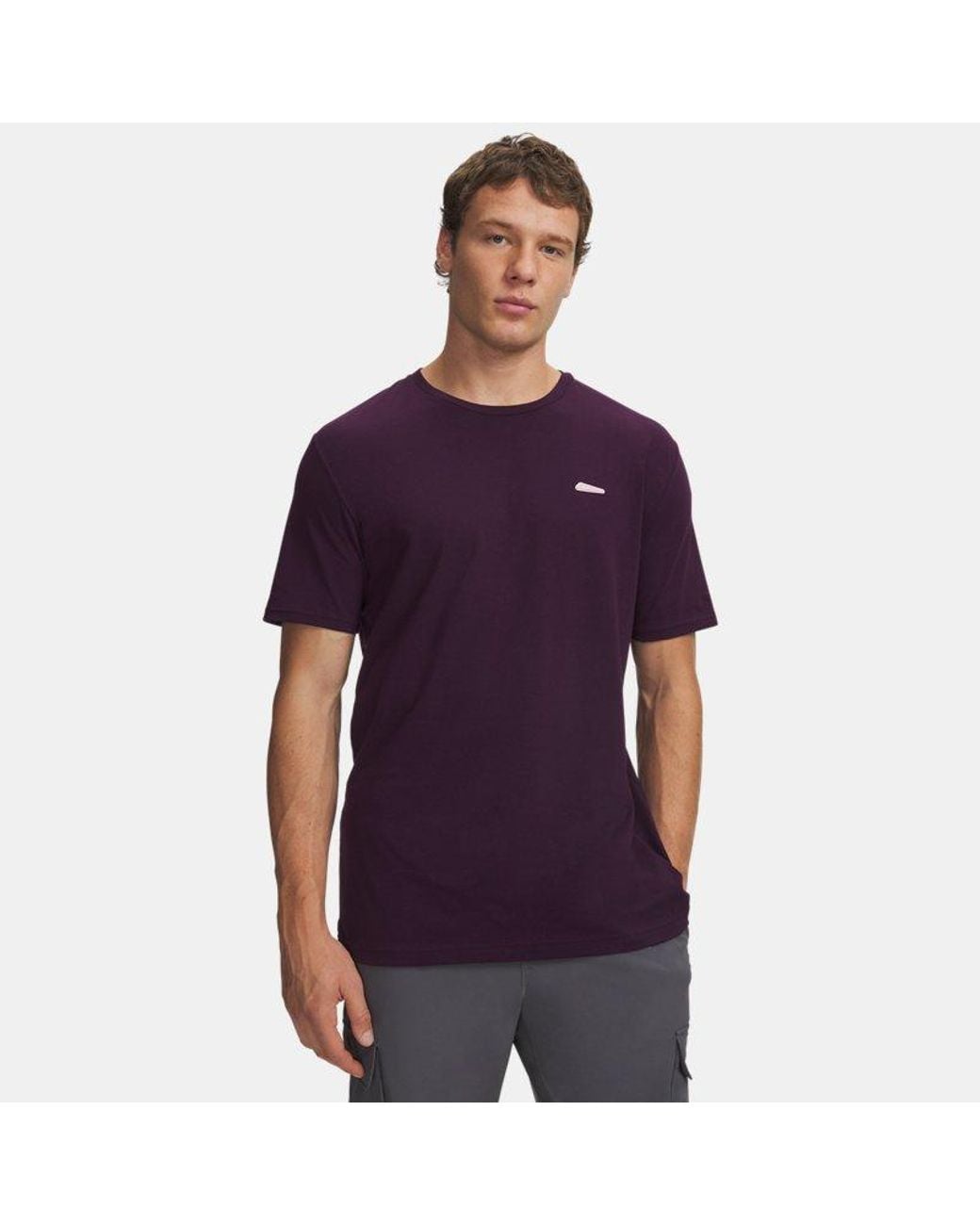 Under Armour Purple Scorpio Short Sleeve Echo Prime for men