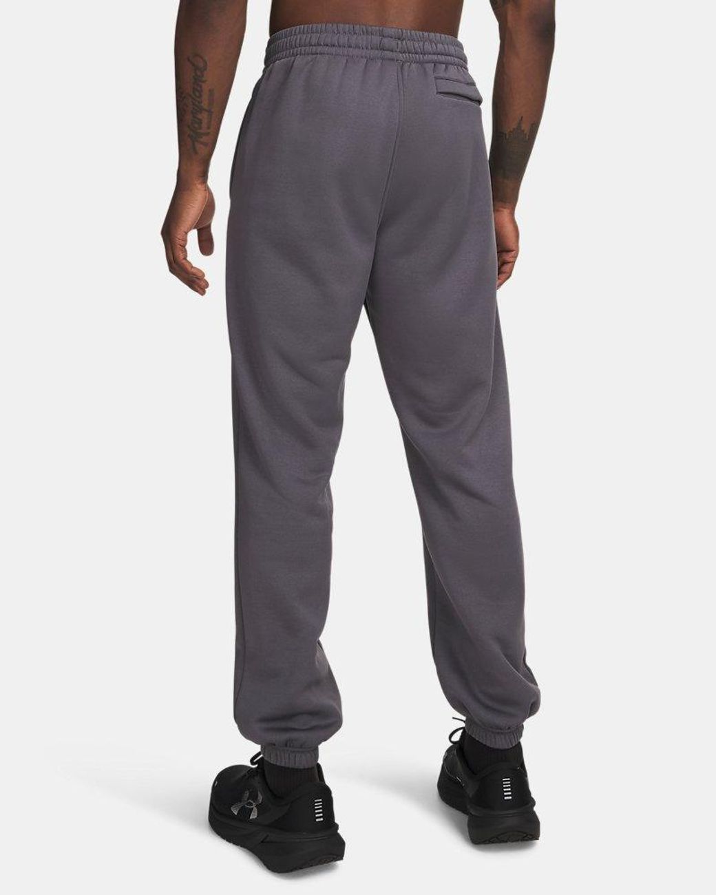 Under Armour Gray Armour Fleece Joggers Castlerock for men