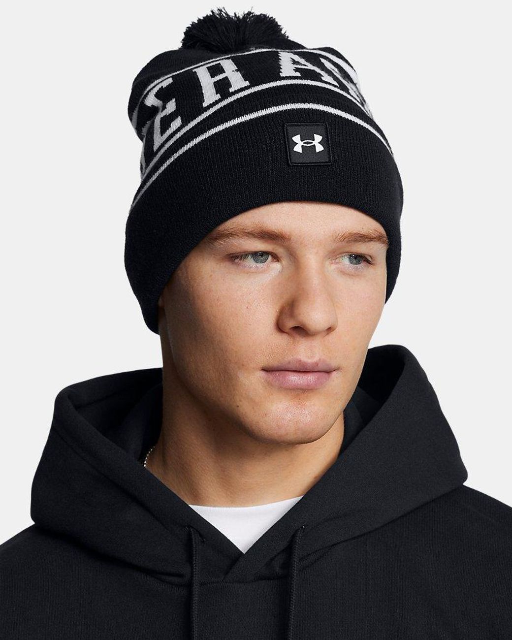 Under Armour Blue Ua Halftime Pom Beanie for men