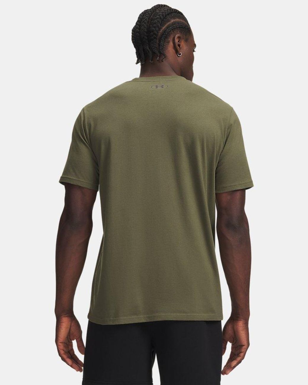 Under Armour Green Ua Box Wordmark Label Short Sleeve for men