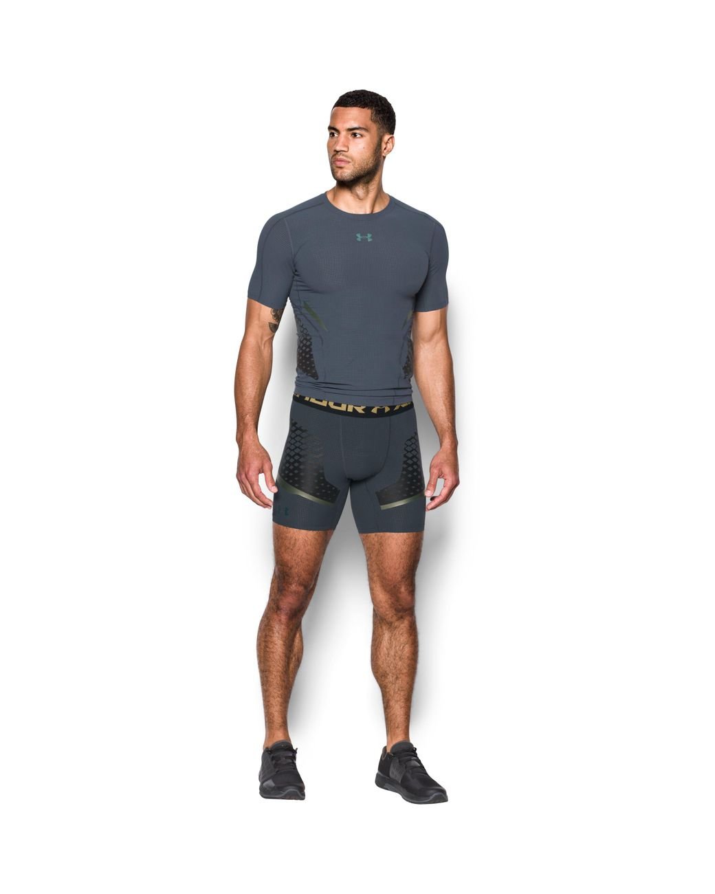 Under Armour Men's Heatgear® Armour Zone Compression Shorts for Men | Lyst