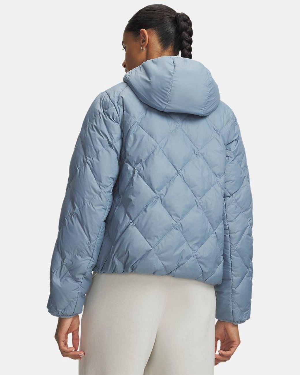 Under Armour Blue Legend Down Jacket Wind Fog