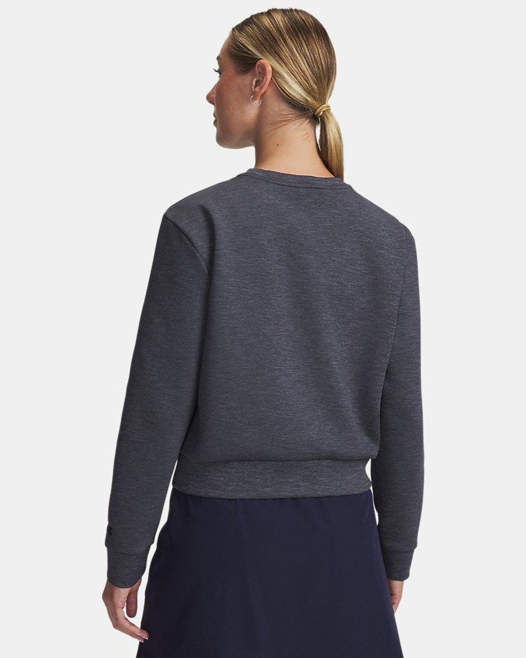 Under Armour Blue Drive Midlayer Crew Midnight Midnight