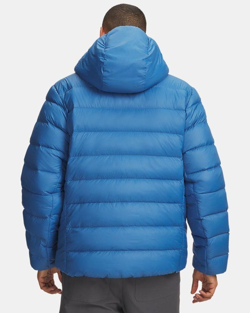 Under Armour Blue Legend Down Hooded Jacket Aegean for men