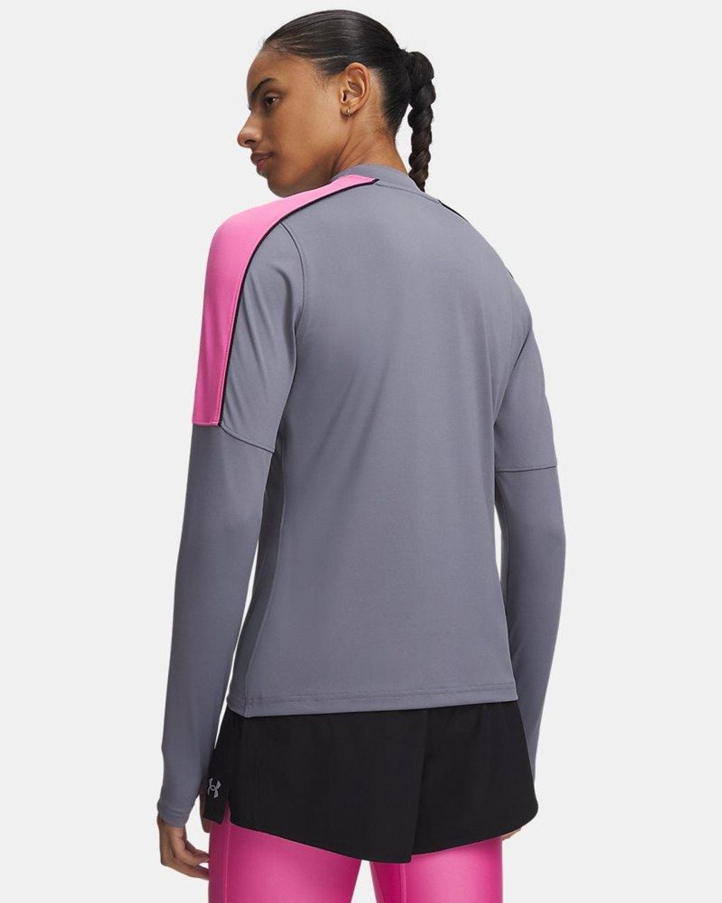 Under Armour Gray Challenger Baselayer Top