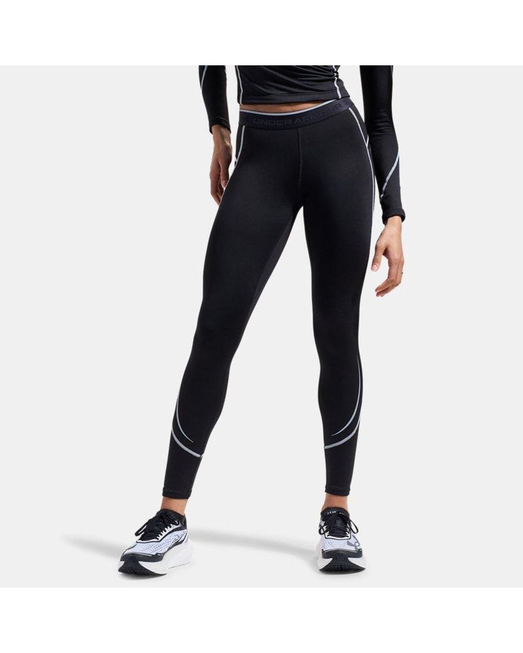 Under Armour Black Coldgear Neolast Leggings Ultimate Reflective