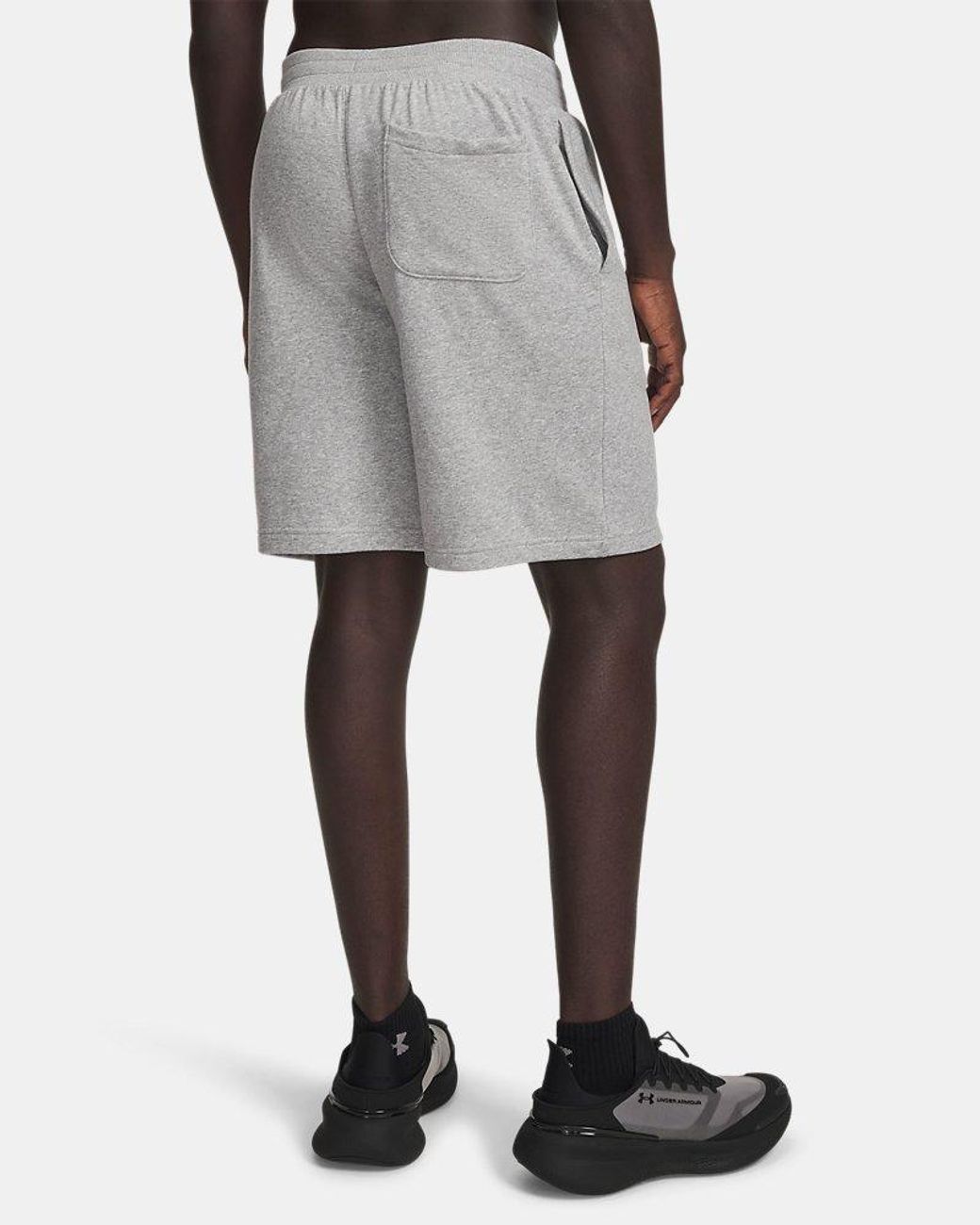 Under Armour Black Rival Lightweight Shorts Mod Light Heather for men
