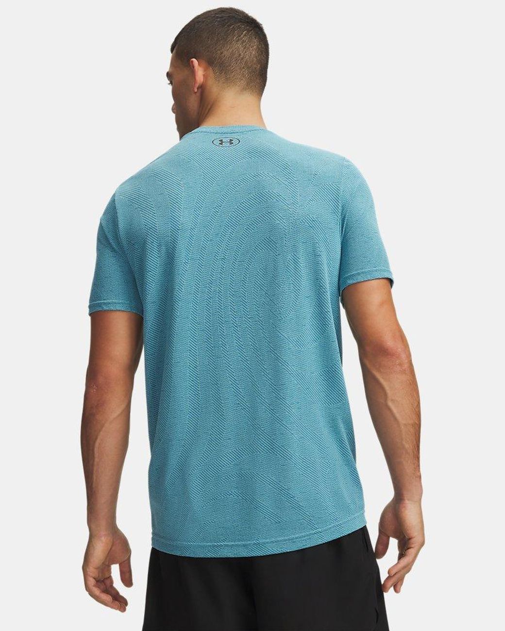 Under Armour Blue Vanish Seamless Short Sleeve Haze for men