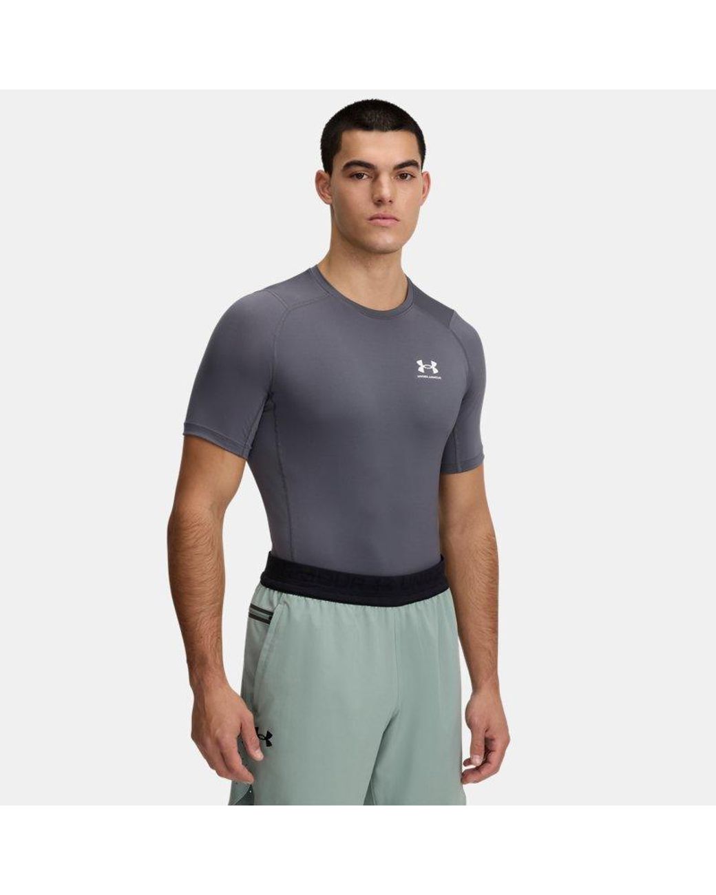 Under Armour Gray Heatgear Castlerock for men