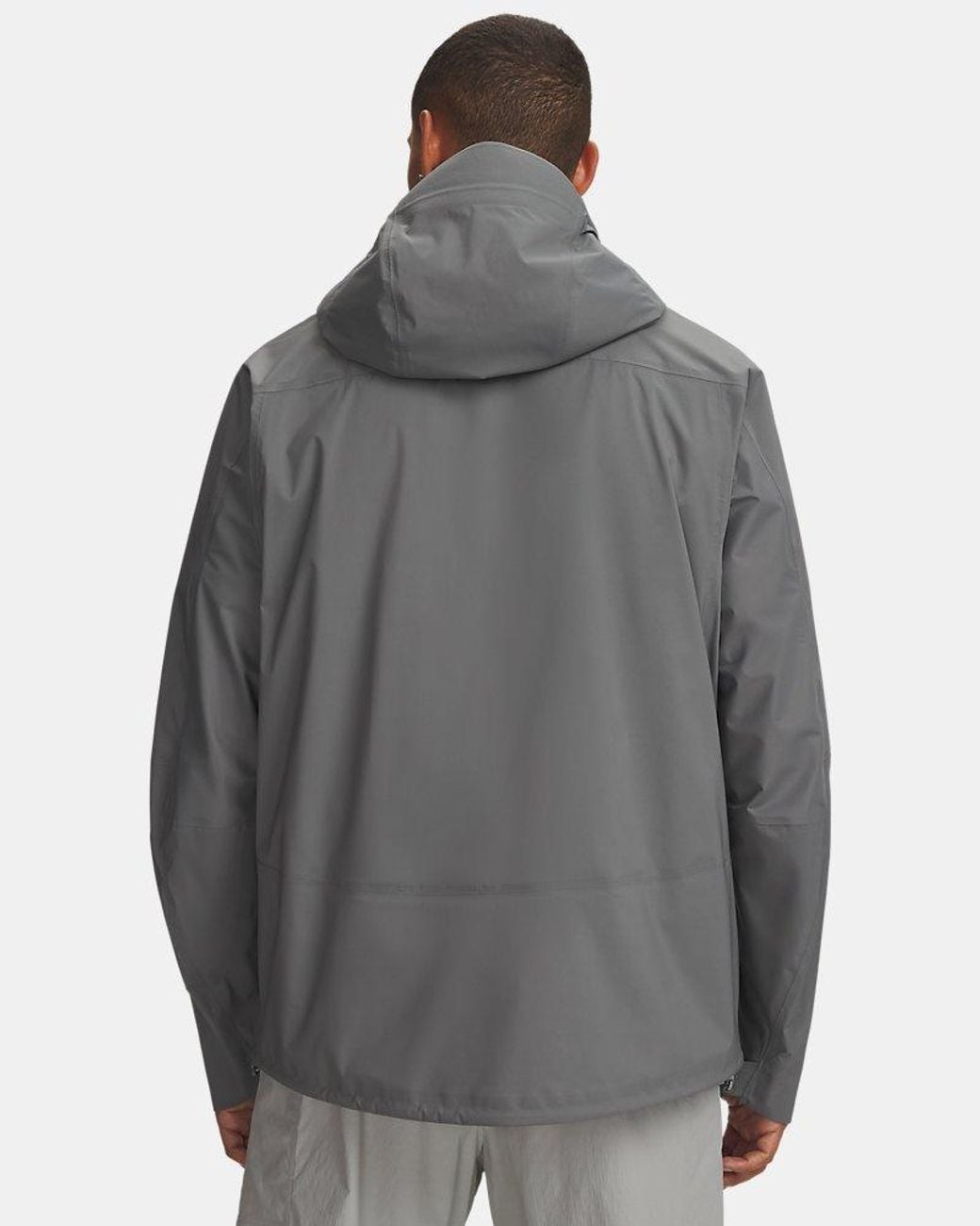 Under Armour Gray Explor 4-Season Hike Shell Vest Clay Titanium Titanium for men