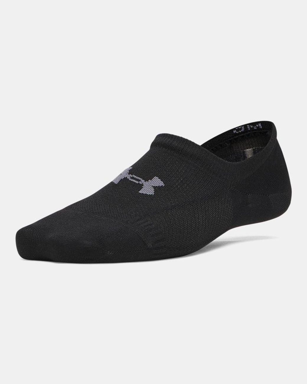 Under Armour Black Ua Vanish 3-pack Liner Socks