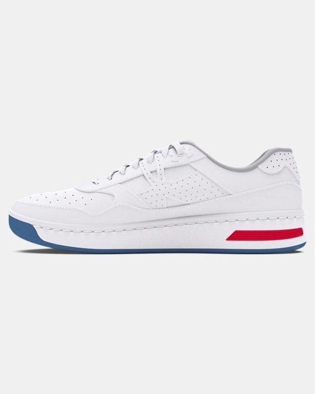 Under Armour White 96 Court Trainers for men